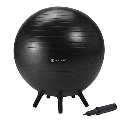 Gaiam Adjustable 33 Balance Ball Stool - Black