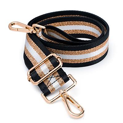 Black Buckles Wide Shoulder Strap Adjustable Replacement Belts with Multi  Color, for Purse Extender Bag Accessories, Crossbody Canvas Bag, Handbag,  Tote Bag.