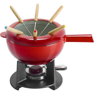 Staub Cast Iron 0.25qt Mini Chocolate Fondue Set