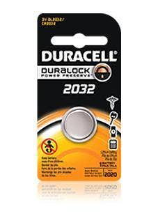 Duracell CR2032 3V Lithium Battery, Child Safety Features, 4 Count Pack,  Lithium Coin Battery for Key Fob, Car Remote, Glucose Monitor, CR Lithium 3