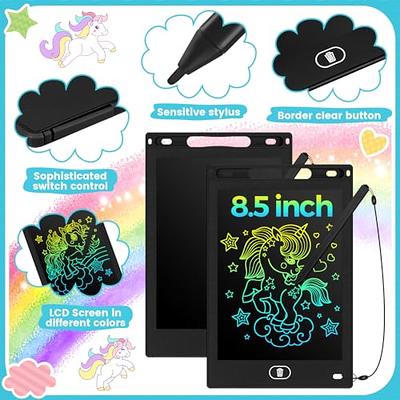 12 Pack LCD Writing Tablets 8.5 Inch Bulk Colorful Doodle Board Kids  Scribbler Board Erasable Electronic Drawing Pads Reusable Painting Tablets