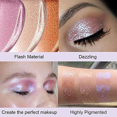 Liquid Sparkling Glitter Eye Shadow Sticks: Crystal Silver Golden  Eyeshadow, Eyeliner, Eyelid, Liquid Highlight Shimmer Makeup for  Eyes,Waterproof