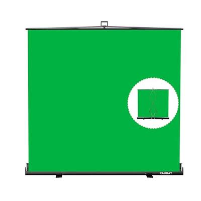Wider Style】 RAUBAY 78.7 x 78.7in Large Collapsible Green Screen
