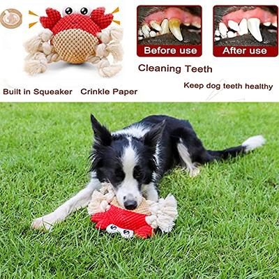 4Pcs dog toys for small dogs Interactive Dog Squeaky Plush Toy