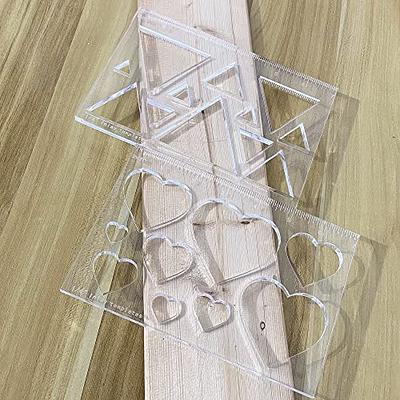 21 in 2 Heart and Triangle Template Inlay Template, Decorative and Router  Templates for Woodworking (2 Pc) - Yahoo Shopping