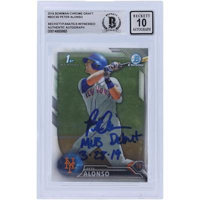 Autographed Boston Red Sox Mookie Betts 2014 Topps Chrome Prospects MLB 1st  Bowman #BCP109 Beckett Fanatics Witnessed Authenticated 10 Rookie Card