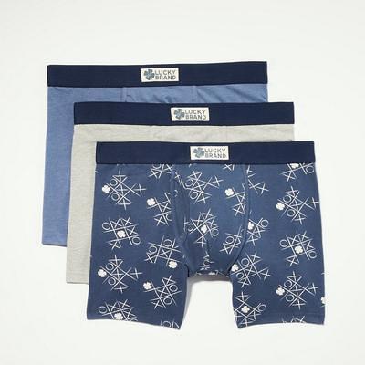 Lucky Brand 3 Pack Stretch Boxer Briefs