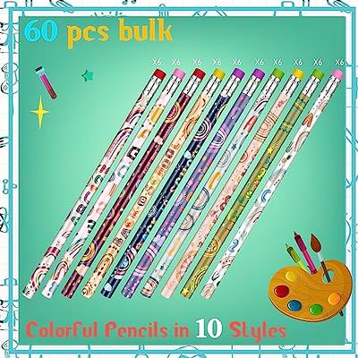 10 Pcs rainbow pencils for kids Supplies School Rainbow Pencils