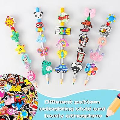  Seajan 160 Pcs Pencil Topper Decorations Bulk 160 Different  Pencil Clips Decoration PVC Pencil Toppers Accessories for Pupil Junior  Students Gift Award Straw Toppers for Tumbler Glass Straw Decoration :  Office Products