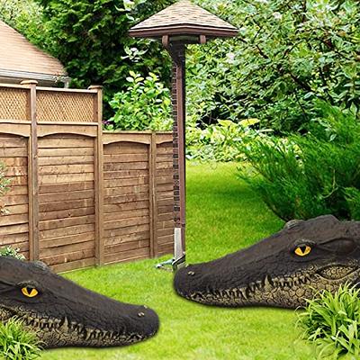 Nivofu Pond Floating Alligator Head Decoy, Outdoor Pools Float Fake Gator  Head Deterrent Ducks, Crocodile Head for Decorations, Swimming Pool (White  Mouth) - Yahoo Shopping