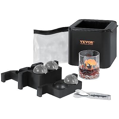 VVAYHUA Large Ice Cube Tray, 2 Pack Silicone Whiskey Ice Ball