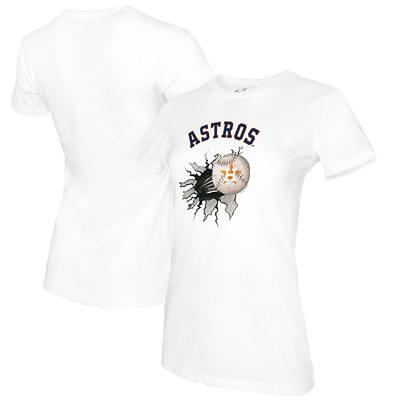 Women's Concepts Sport White Houston Astros Gable Knit T-Shirt