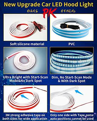 6Pack Red 32CM 12V LED Strip Lights Waterproof Auto Front Grill Ambient  Lighting, Car UTV Boat Cargo Trailer Truck Interior Lighting Dome Courtesy