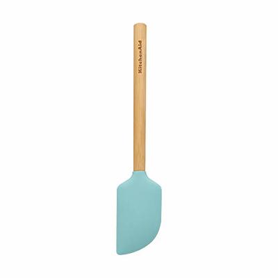 KitchenAid Universal Bamboo Handle Scraper Spatula, 11-Inch, Aqua - Yahoo  Shopping