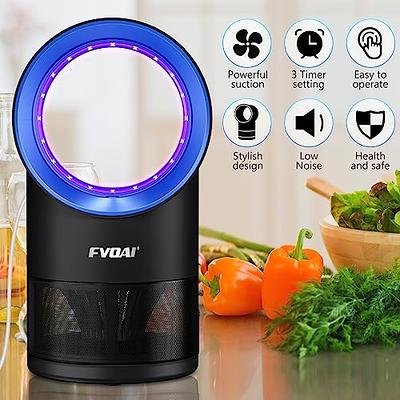 FVOAI Fly Trap Indoor, Fruit Fly Catcher Mosquito Killer Insect Trap with  Sticky