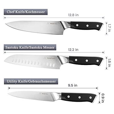 Astercook Chef Knife, Pro 8 Inch Kitchen Knife, German High Carbon  Stainless Steel, Usuba & Nakiri Knives, Ergonomic Knife Handle, Super Sharp  Chef's Knives 
