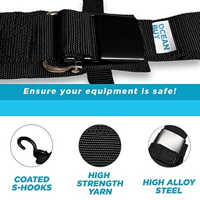Durable Sturdy High Strength Nylon Webbing Strap with Buckle 49inch , Quick  Release Buckle