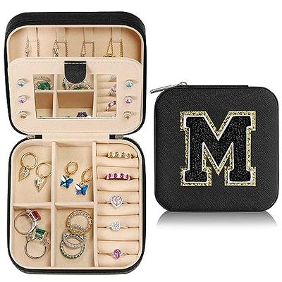 Parima Travel Jewelry Case, Jewelry Organizer Box Small Jewelry Travel Case  Jewelry Boxes for Women Travel Mini Jewelry Case Travel Jewelry Case Small Jewelry  Case Initial S - Yahoo Shopping