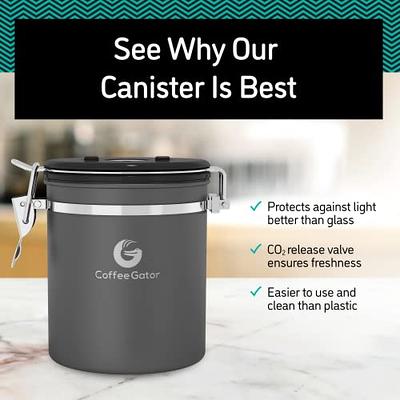 Shoppers Love the Coffee Gator Canister for Storing Coffee Grounds