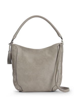 Think Royln Hobo with Two Straps - The Beverly ,Pearl Grey
