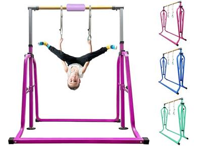 Buy Gymnastics Sports Rings Bars Flexibility Agility Balance Exercise Gym  Fun Socks 2 Pair Women's 9-11 Online in India 
