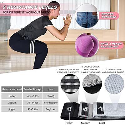 Barbell Squat Pad for Standard Set, Work Out Set Gym Equipment Accessories for Women, 7pcs Barbell Pad for Hip Thrust with 2 x Gym Ankle Straps & 3