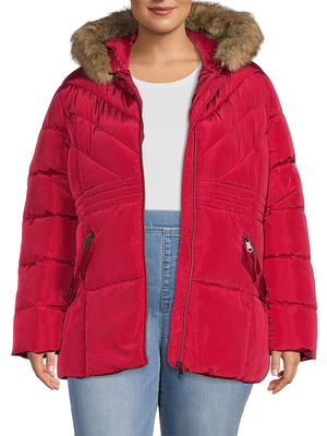 Maurices Women's Hooded Longline Puffer Coat