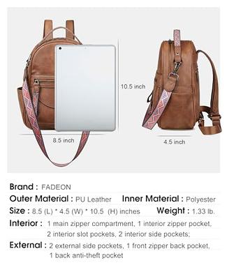 Brand Fashion Women Leather Backpack