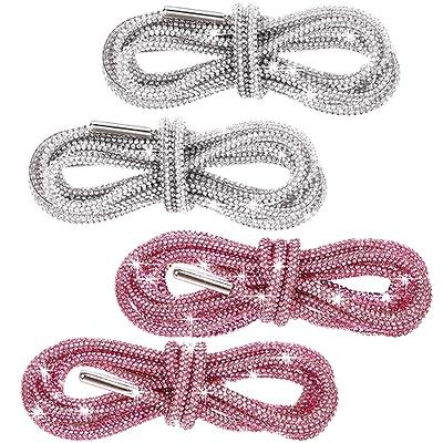 Glitter Shiny Metallic Round Shoe Laces