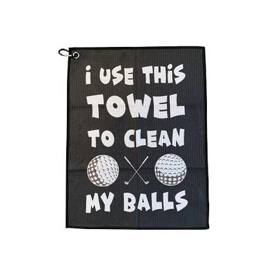 DYJYBMY Oh My God Look at Her Putt Funny Golf Towel, Embroidered