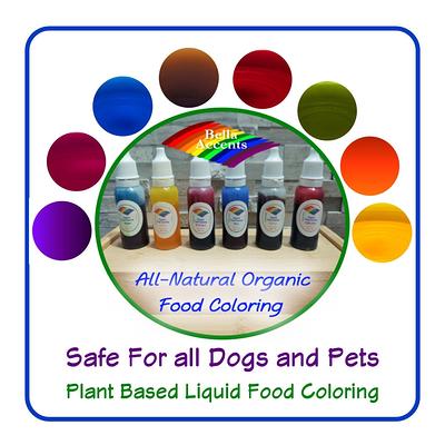 Organic Food Coloring - All-Natural No Taste Odor Blue, Beet Red, Purple,  Green, Yellow, Brown, Orange, Dark Red Plant Based - Yahoo Shopping