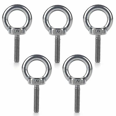 Eowpower 5 Pieces Stainless Steel 304 1/4 - 20 x 1 inch Lifting Ring Eye  Bolt - Yahoo Shopping