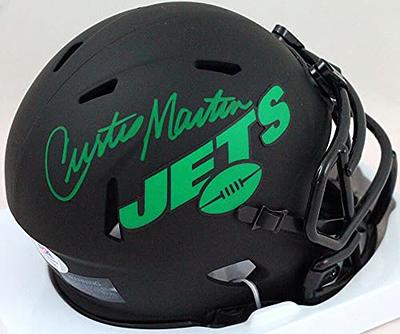 Curtis Martin Signed New York Jets Speed Lunar NFL Mini Helmet