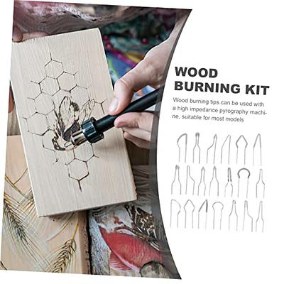 ORFOFE Wood Burning Kit 1 Set Pyrograph Pen Tip Heating Wire Board Metal  Wood Burning Tool Tips - Yahoo Shopping