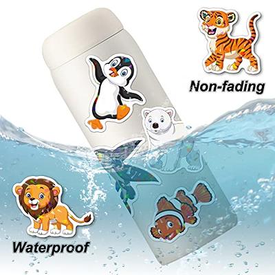 100 PCS of Cute Animal Stickers for Kids, Waterproof Vinyl Stickers, Water  Bottle Stickers - Laptop Guitar Skateboard Sticker Bag, aesthetically Cute