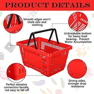 Plastic basket with 2 strengthened plastic handles, 20 L