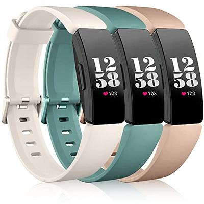 Wepro Bands Compatible with Fitbit Inspire 2 Bands for Women Men, 3 Packs  Waterproof Replacement Sports Bands for Inspire 2/Inspire HR/Inspire  Fitness Tracker, Small, Beige, Milk Tea, Pine Green - Yahoo Shopping