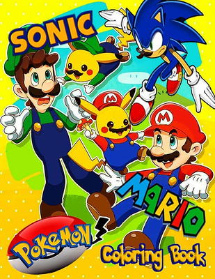 Super mario Coloring Book : +100 Illustrations, wonderful Jumbo Super mario  Coloring Book For Kids Ages 3-7, 4-8, 8-10, 8-12, Fun, (Super mario Books