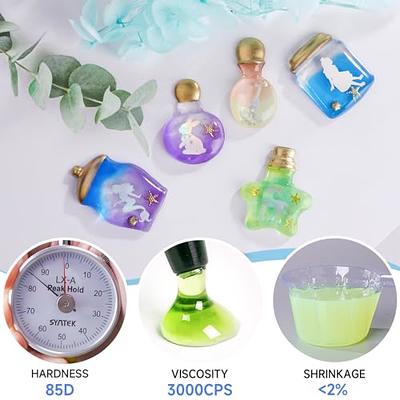 UV Resin, Odorless Epoxy Plastic Non-Toxic UV Resin Kit, Clear For Crafts  Decorations(100g)