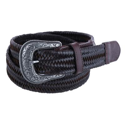 Men's Casual Stretch Braided Leather Belt