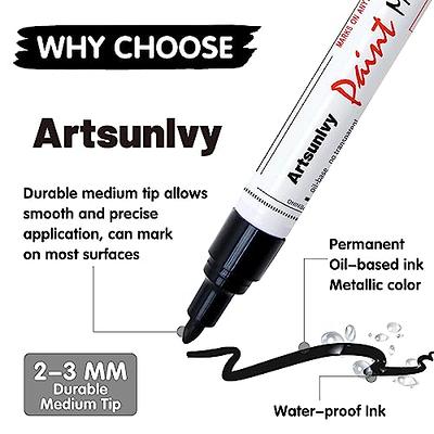AROIC Paint Markers, 28 Colors Oil-Based Waterproof Paint Marker
