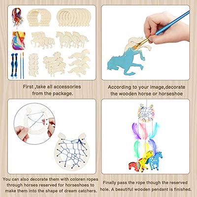 5D Diamond Painting Horse Dream Catcher Kit