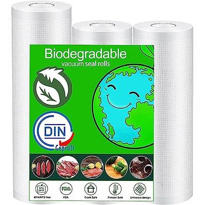 Vacuum Sealer Bags Rolls for Food Saver, GAVASTO 100% Biodegradable Vacuum  Sealer Bags for Food, Seal a Meal Bags, Commercial Grade, BPA/BPS Free,  Great for Vacuum Sealing-8x20(2Rolls), 11x20(1Roll) - Yahoo Shopping