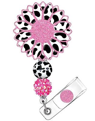  Plifal Badge Reel Holder Retractable with ID Clip for