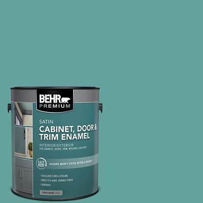 BEHR PREMIUM 1 qt. White Semi-Gloss Enamel Interior/Exterior Cabinet, Door  & Trim Paint 712004 - The Home Depot