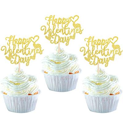 24pcs/Set DIY Flower Fairy Cupcake Toppers Picks for Birthday