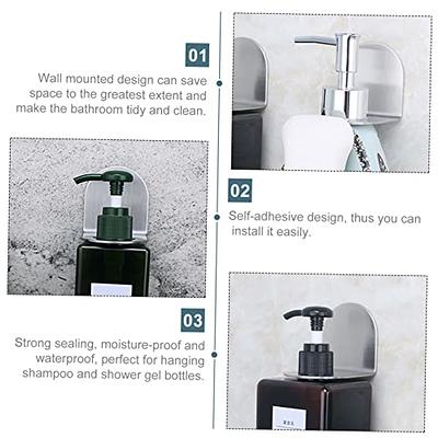 DOITOOL 4 Pcs Bathroom Storage Rack Shower Bottle Hanger Shampoo