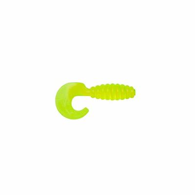 Yum Lures Grub Multi-Species Curly-Tail Swim-Bait Fishing Lure, Chartreuse,  1.5 - Yahoo Shopping