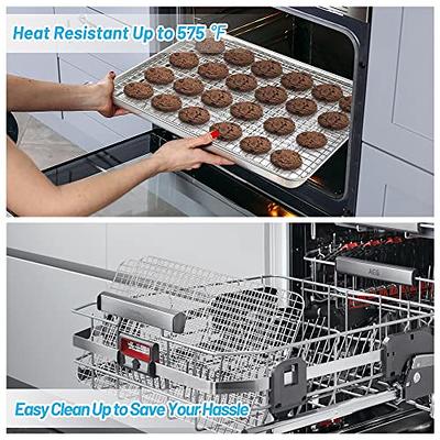 16x12 Baking Cookie Sheet with FREE Rack for Cooling Baking Stainless –  Health Craft