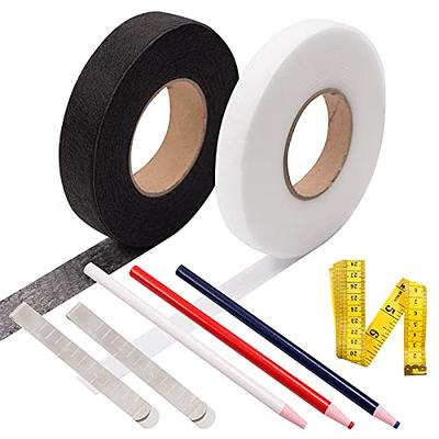 LUTER 6 Rolls 420 Yards Hem Tape, Width 0.4, 0.6, 0.8, 1, 1.2, 1.6inch Iron- On Fabric Fusing Tape No Need to Sew Hemming Tape for Hemming Broken  Clothes Pants Jeans Trouser Skirt (White) - Yahoo Shopping